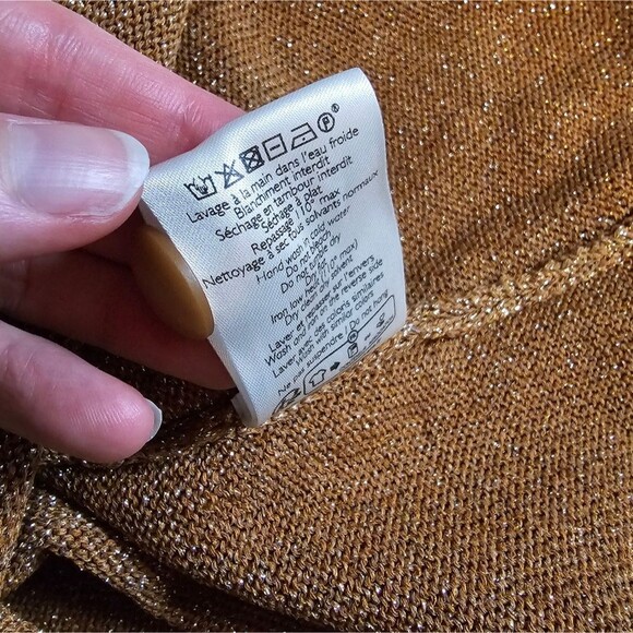 Sezane Leana Jumper Gold - Size S - Picture 7 of 8
